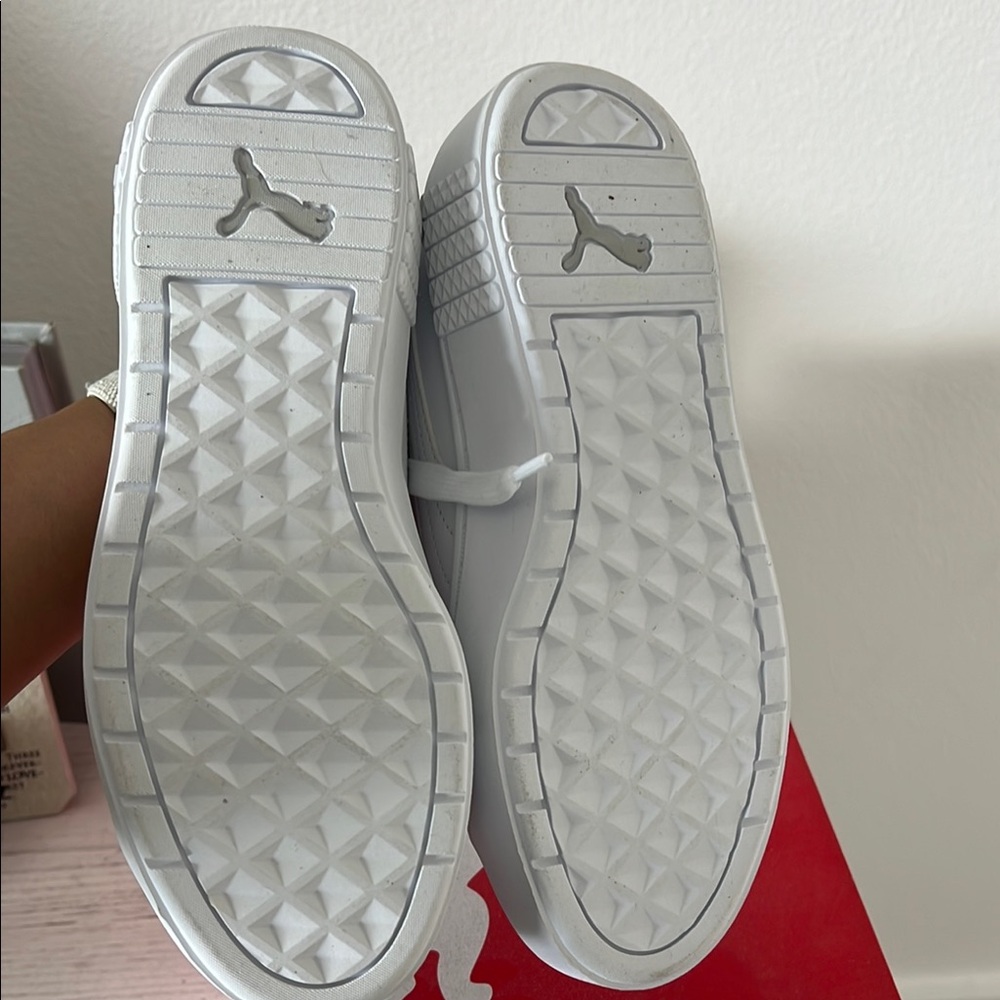 Puma White Athletic Shoes - Picture 5 of 5